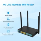 Wi-Fi-роутер 3G4G с SIM-картой, USB 2,0, 300 Мбитс, 2,4 ГГц, чип, Qualcomm, 16M + 128M, 1 вам + 4 LAN, WE2416, до 30 комплектов