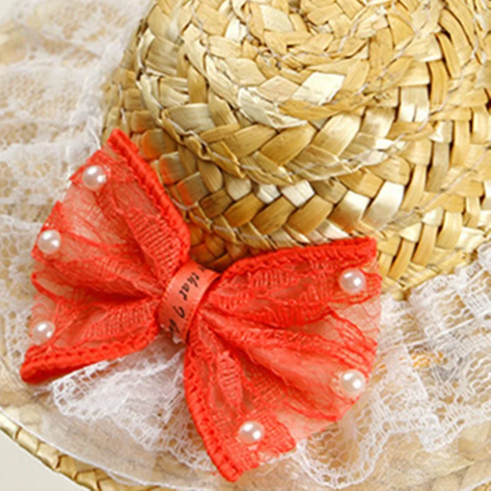 Солнцезащитная шляпа для щенка летняя котенок улицы повседневная тканая дышащая