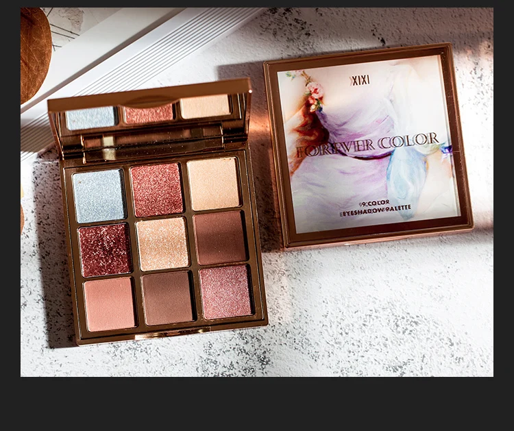XiXi beauty forever color палитра теней для век матовый пигмент Обнаженная водостойкий макияж для глаз мерцающий блеск длительная косметика