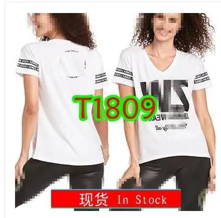 Новая женская танцевальная одежда топы Спортивная футболка для бега T1809 | Спорт и