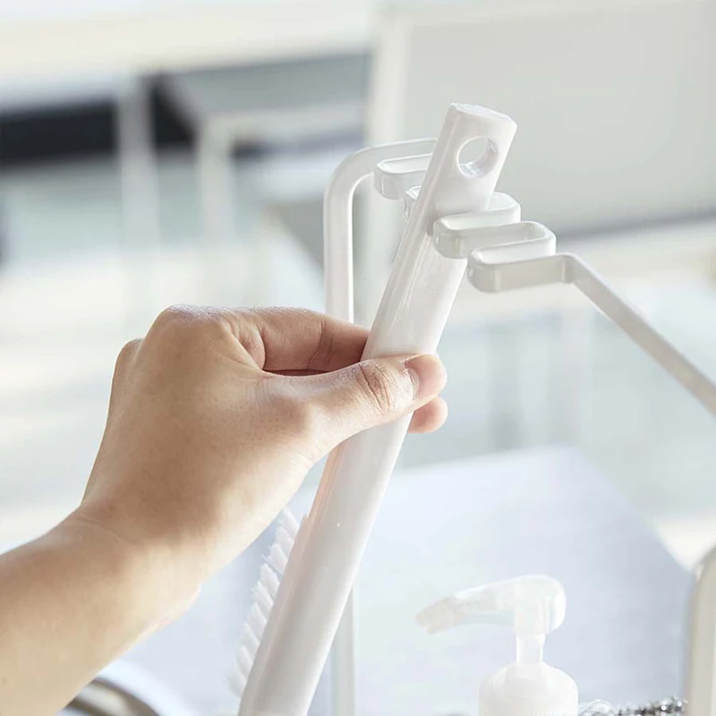 

Kitchen Tool Sink Faucet Side Detergent Brush Sponge Commodity Shelf Drain Rack