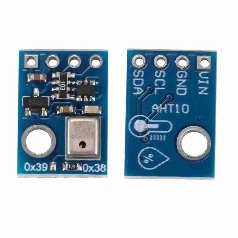 

AHT10 High Precision Digital Temperature and Humidity flat Module Communication Sensor SMD I2C lead-free package Measuremen P6R9