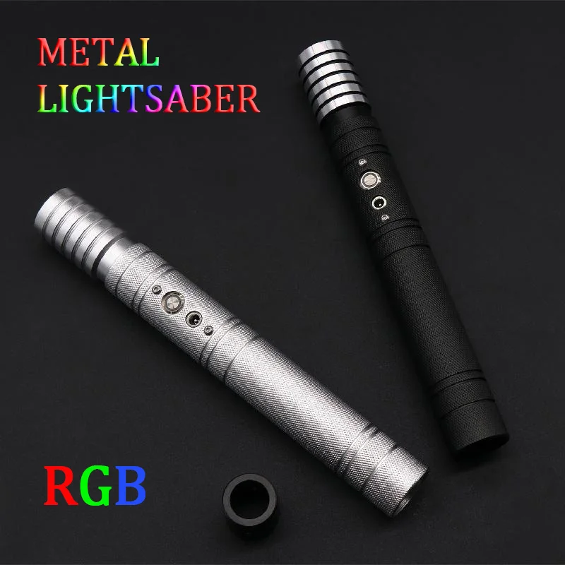 

Новинка, световой меч Yq Rgb в форме звезды, 100 см, металлический материал, рукоятка, сила Fx, палочка для дуэлинга, Лазерная Блокировка, Рождеств...