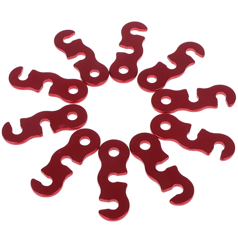 

10pcs/lot Aluminum Alloy Quick Release Tent Rope Stoppers Outdoor Camping Shelter Awning Wind Rope Adjuster Tent Rope Tighteners