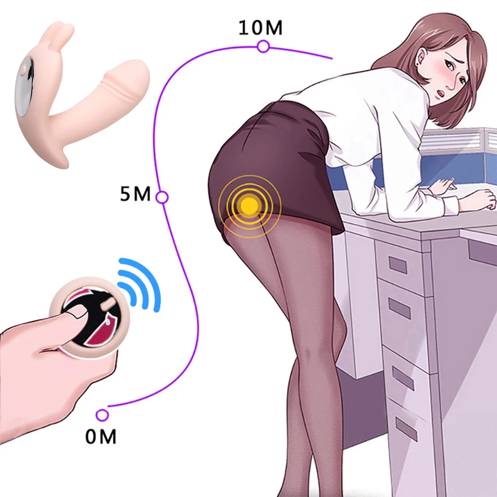 Вибратор-фаллоимитатор с дистанционным управлением вибраторы для женщин точки G