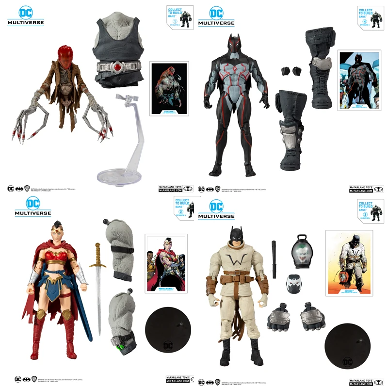 

Кукла McFarlane DC After Earth Knight, Бэтмен, Джокер, чудо-женщина, Bain, комбинированная кукла из ПВХ, Коллекционная модель, фигурка, детские игрушки, подар...