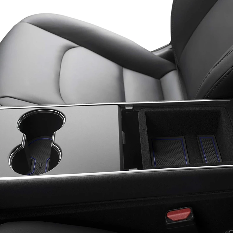 Для Tesla Model 3 2017 2020 Custom Fit подстаканник и центральной консоли отсек лайнер