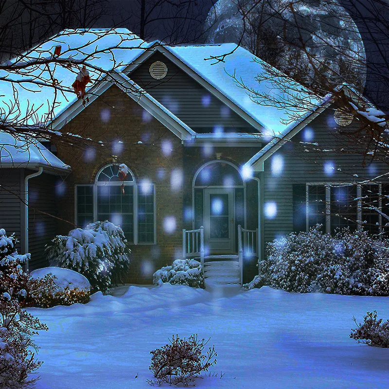 

Outdoor Laser Projector Stroboscope Stage Light Waterproof Lawn Projection Light DJ Disco Light Garden Decoration Light