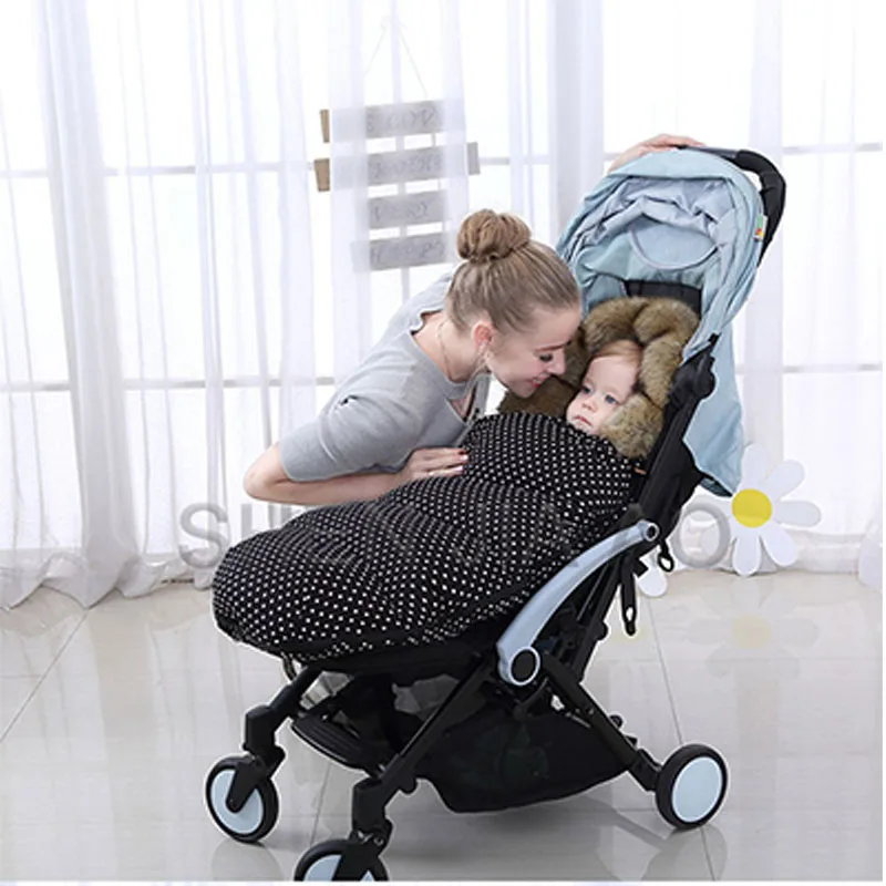 

Stroller Sleeping Bag, Baby Envelope-Style Kick-Proof Quilt, Windproof Fleece To Keep Warm In Winter, Soft Sleeping Bag