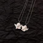 Ожерелье женское из нержавеющей стали с кулоном в виде Купидона