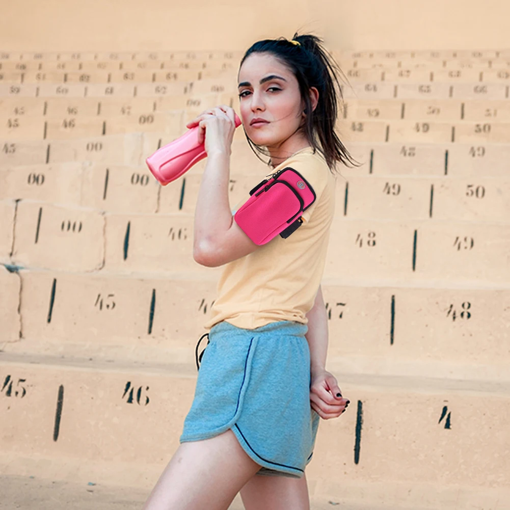 Держатель для телефона спорта на открытом воздухе сумка руку мужчин и женщин