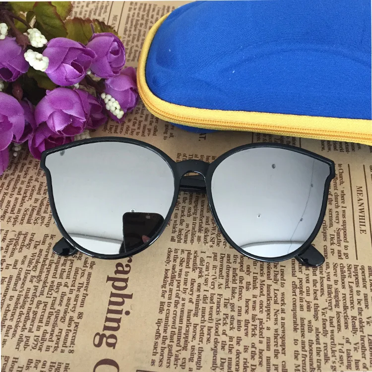 2020 Роскошные детские солнцезащитные очки кошачий глаз брендовые Детские для