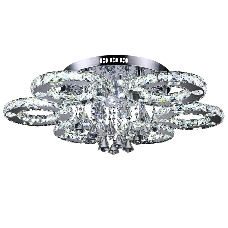 

Modern Led Crystal Ceiling Lights For Living Room luminaria teto cristal Ceiling Lamps For Home Decoration Free shipping