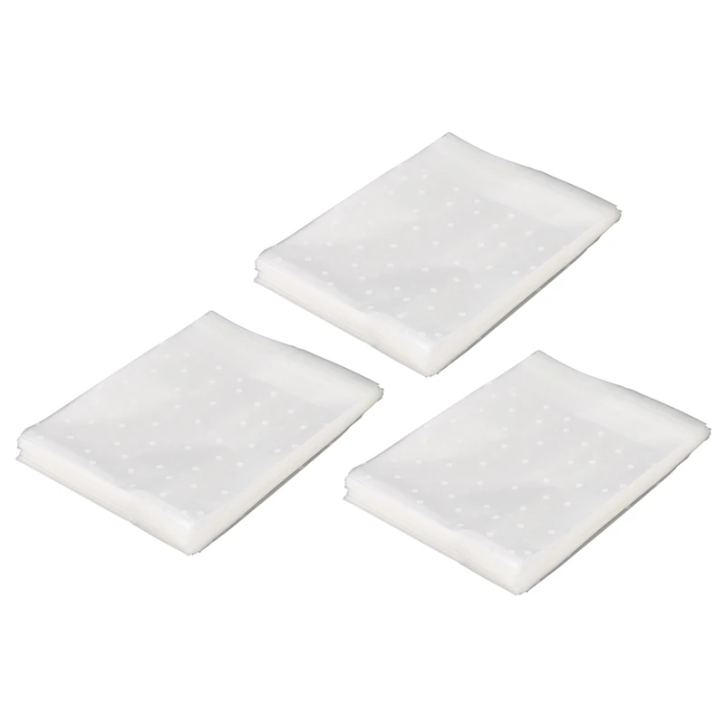 

300 шт., матовые пластиковые пакеты в горошек, 10 см