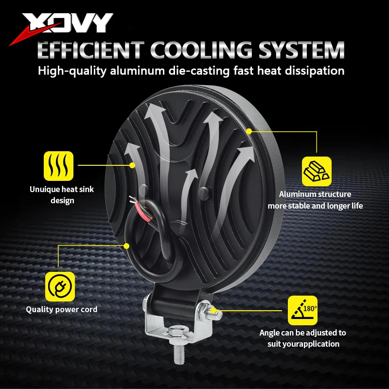 2 шт. алюминиевые светодиодные фары 27 Вт 9 светодисветильник Дов 12 В/9 36 в толщина 20