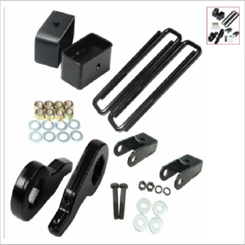 Для 1999-2006 Chevy 2WD Silverado Sierra 1500 3 &quotFront and 2&quot Rear Leveling Lift Kit