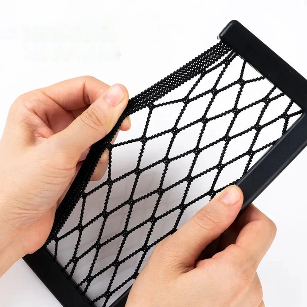 car storage bag car storage mesh bag car storage bag car sticker mesh bag mobile phone holder universal for auto parts free global shipping