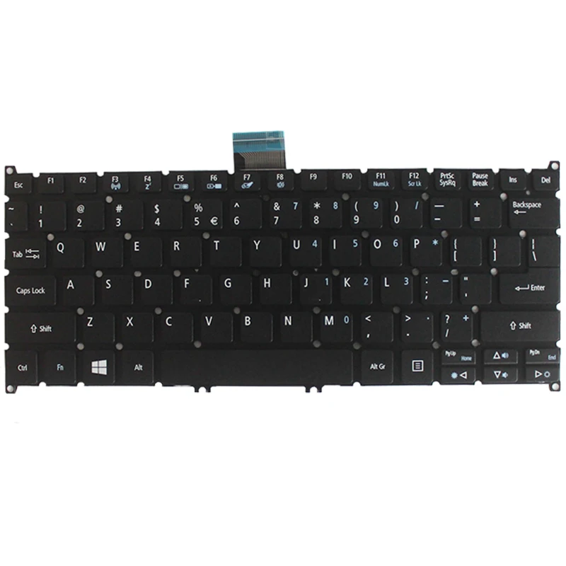 Клавиатура для ноутбука Acer Aspire E3 111 C5SW V5 122 122P 132 132P V13 V3 371 E11 112 на английском