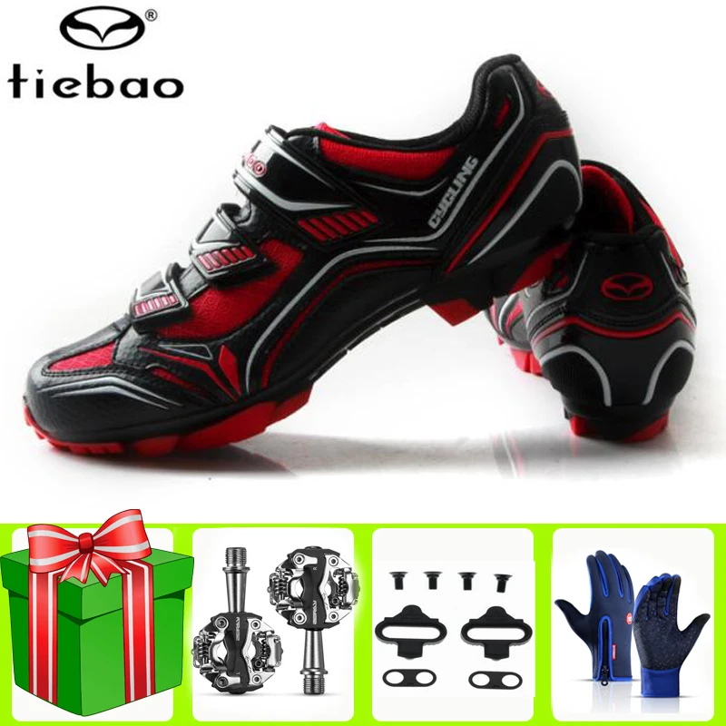 

Tiebao Cycling Shoes Sapatilha Ciclismo Mtb Spd Pedals Men Women Mountain Bike Self-locking Bicycle Riding Bicicleta