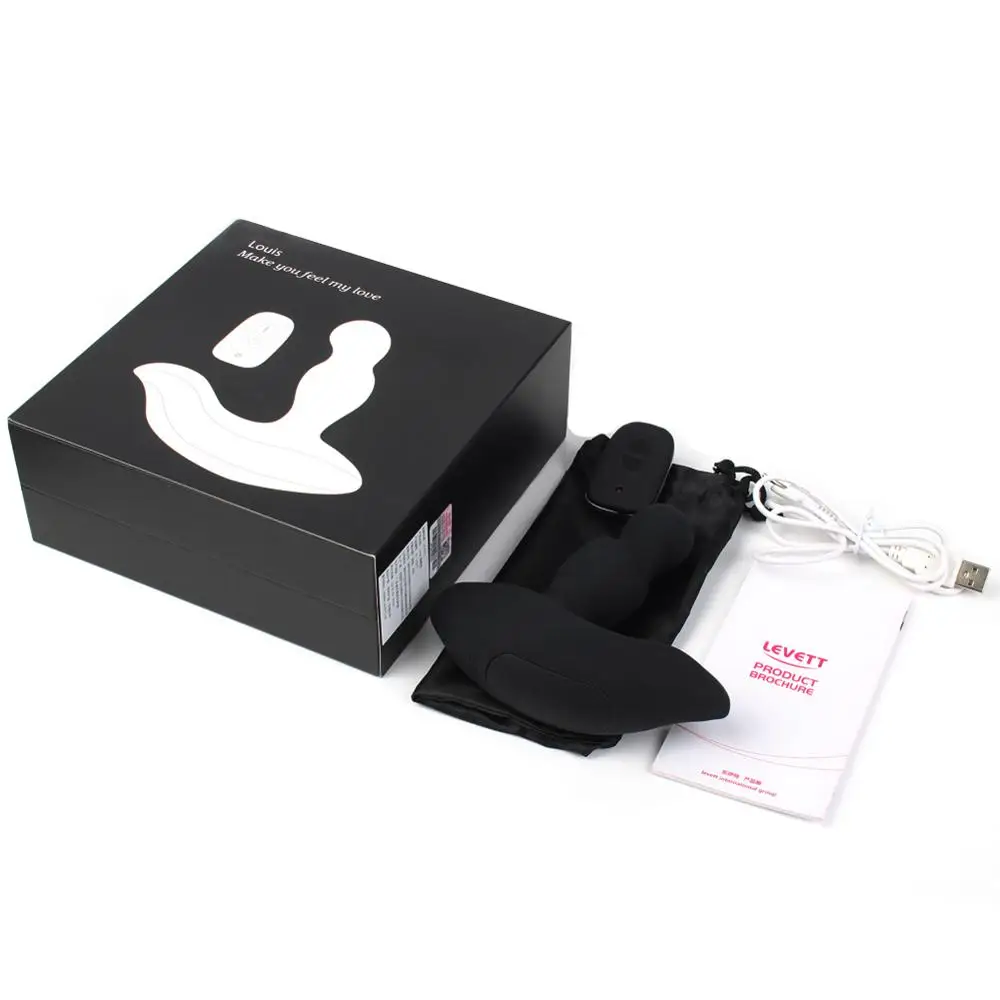Массажер простаты LEVETT для мужчин Анальные игрушки вибрационная пробка