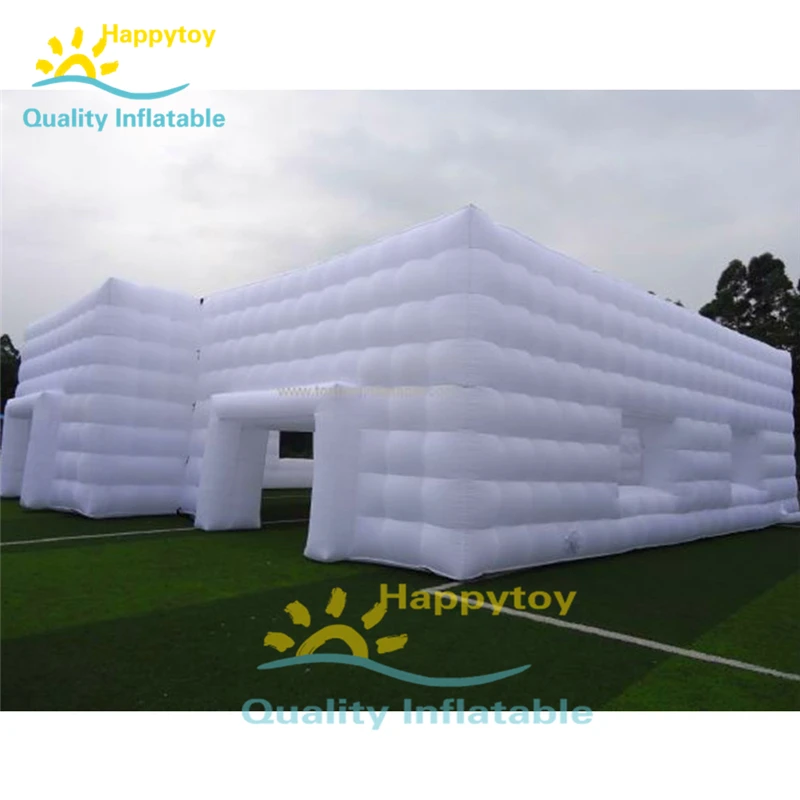 Billig Herstellung Heißer Verkauf Riesige Große Größe Weiß Aufblasbare Air Outdoor Party Hochzeit Veranstaltung Cube Zelt