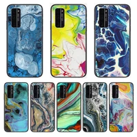 abstract style phone case hull for huawei honor 8 9 10 20 30 a s lite pro 5g i black back soft cell cover pretty