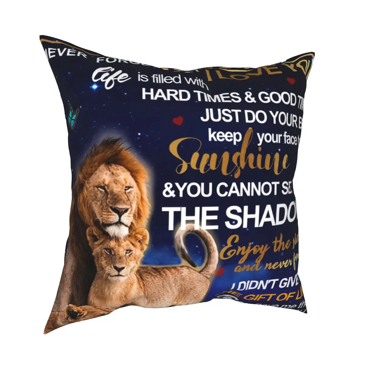 

The Lion King and its kids pillows bedroom rest bed sleeping pillow car cushion cover living room sofa polyester cotton