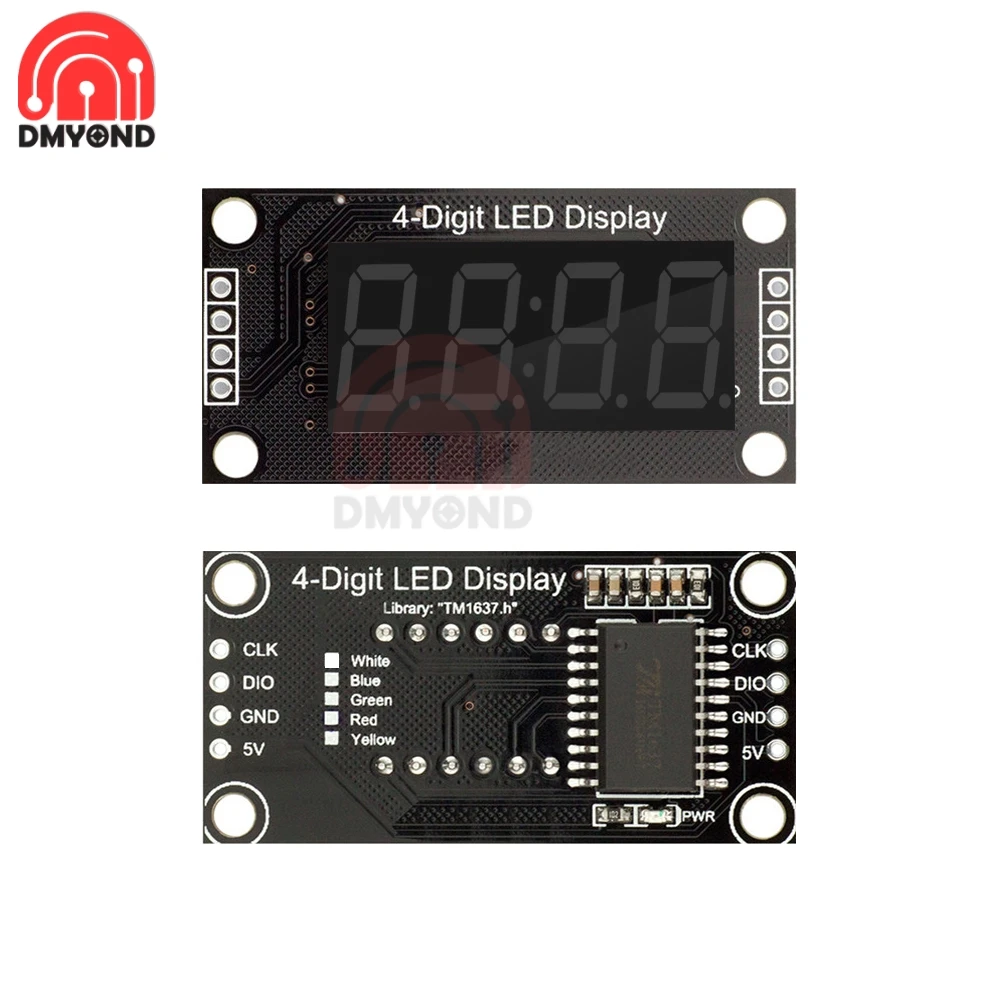 Лидер продаж модуль светодиодного дисплея TM1637 для Arduino 7 сегментов 4 бита 3 5