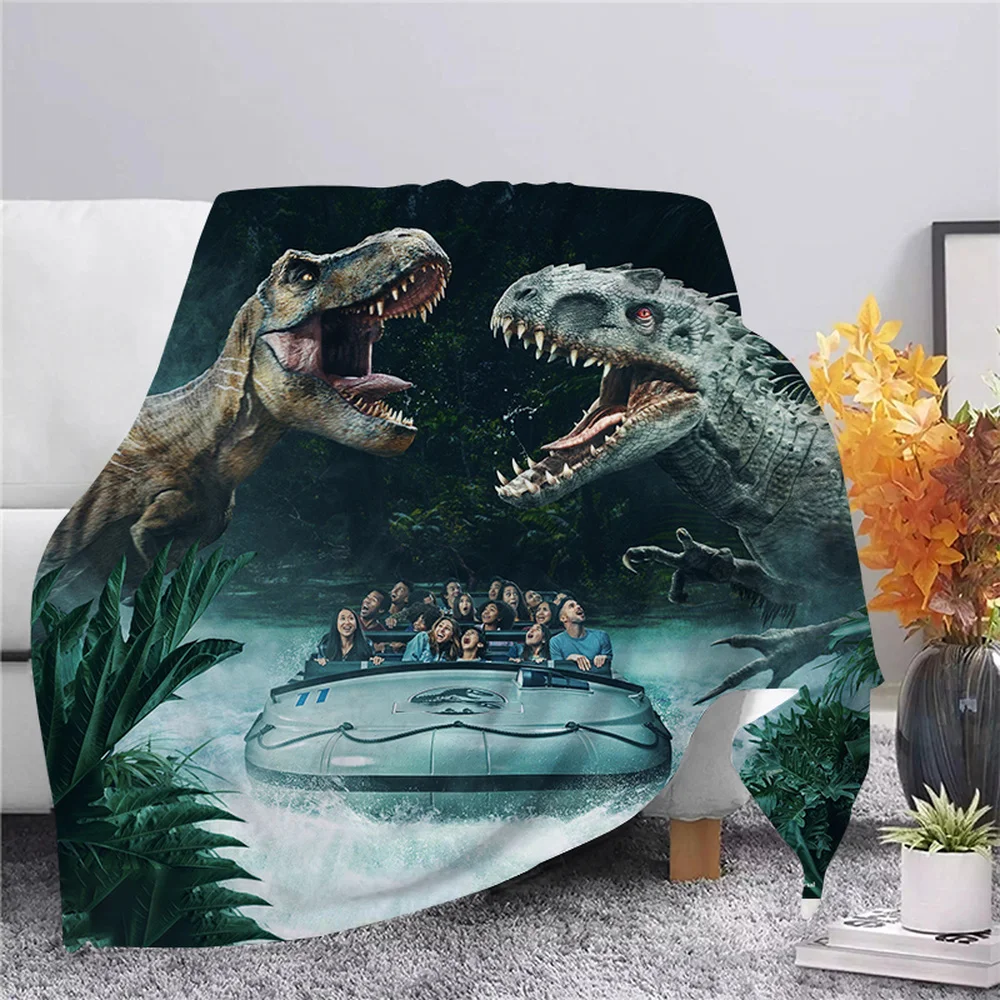 

CLOOCL Jurassic Dinosaur Flannel Blanket 3D Print Child Adult Quilt Throws Blanket Sofa Travel Student Blanket Drop Shipping