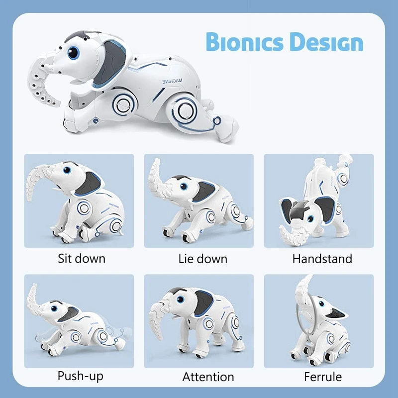 Робот-Слон с дистанционным управлением игрушки-слоны программируемый