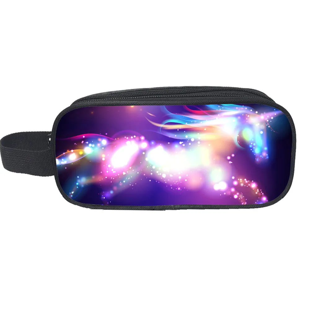 Повседневные сумки для мальчиков и девочек школьные с единорогом животными