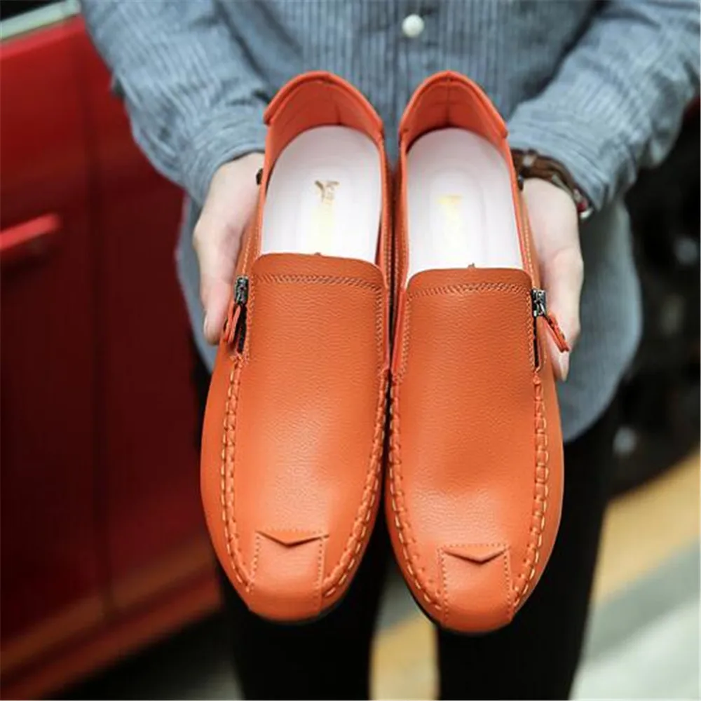 Новинка мужская повседневная обувь из мягкой кожи Роскошные Брендовые мужские