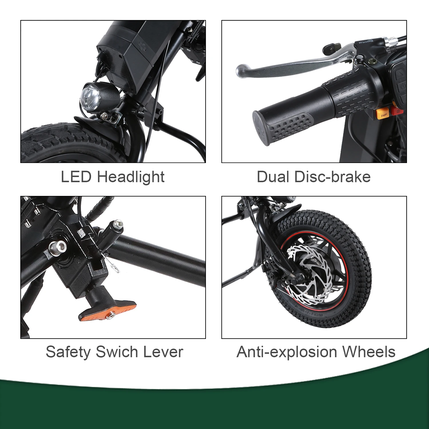 Комплект для переоборудования электрической инвалидной коляски тракторный