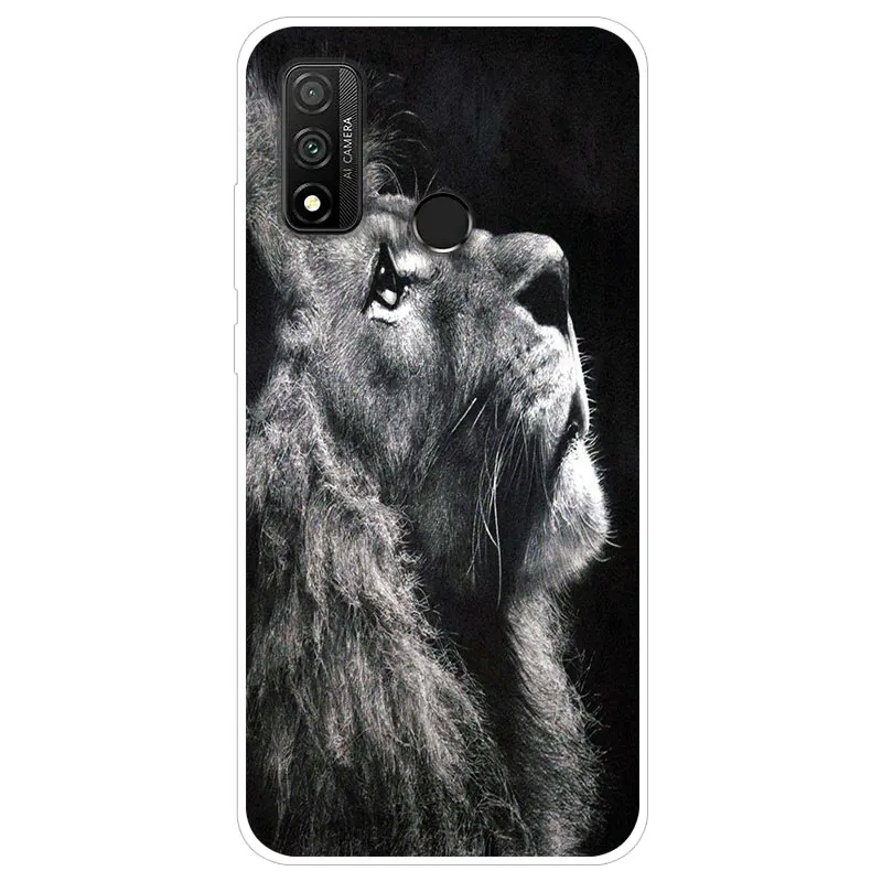 Чехол для Huawei P Smart 2020 силиконовая Мягкая задняя крышка чехол телефона защиты 6 21