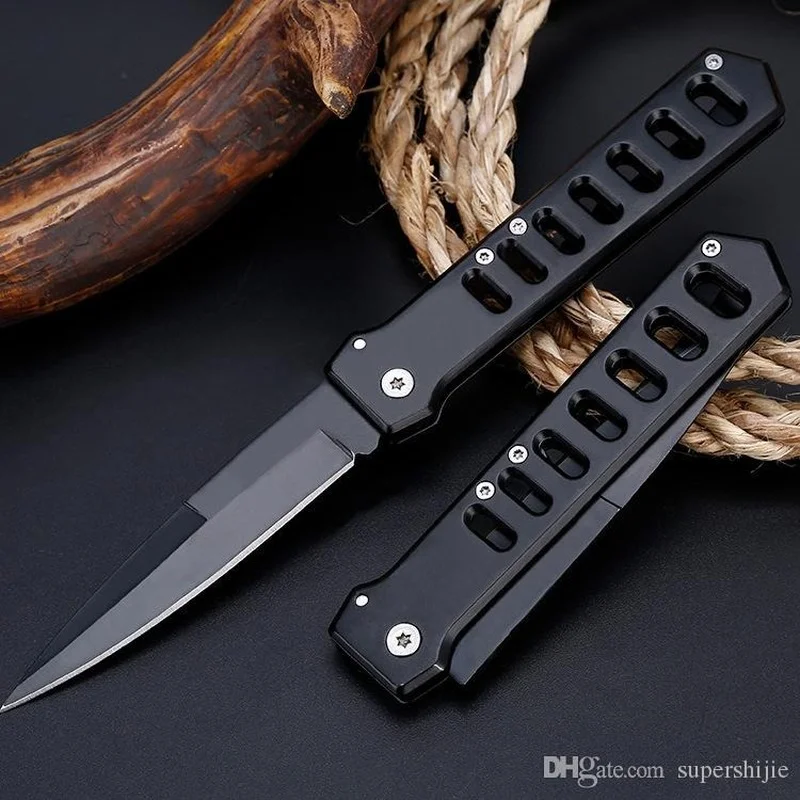 

Outdoor Tactical Knife High Hardness Folding Knives Antiskid Handle Field Survival Multifunctional Self Defense Tool DJ53