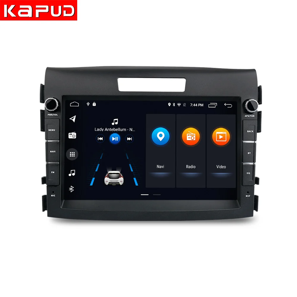 Автомагнитола Kapud для Honda CRV CR V Android10 GPS Мультимедиа Видео автомобильный Радио