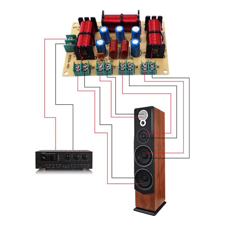 2 шт. 4-полосные фильтры для домашнего кинотеатра 120 Вт | Электроника
