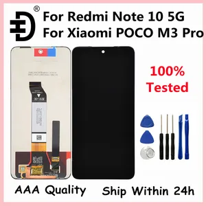 original 6 5 for xiaomi poco m3 pro lcd m2103k19g m2103k19c display replacement touch screen for redmi note 10 5g lcd frame