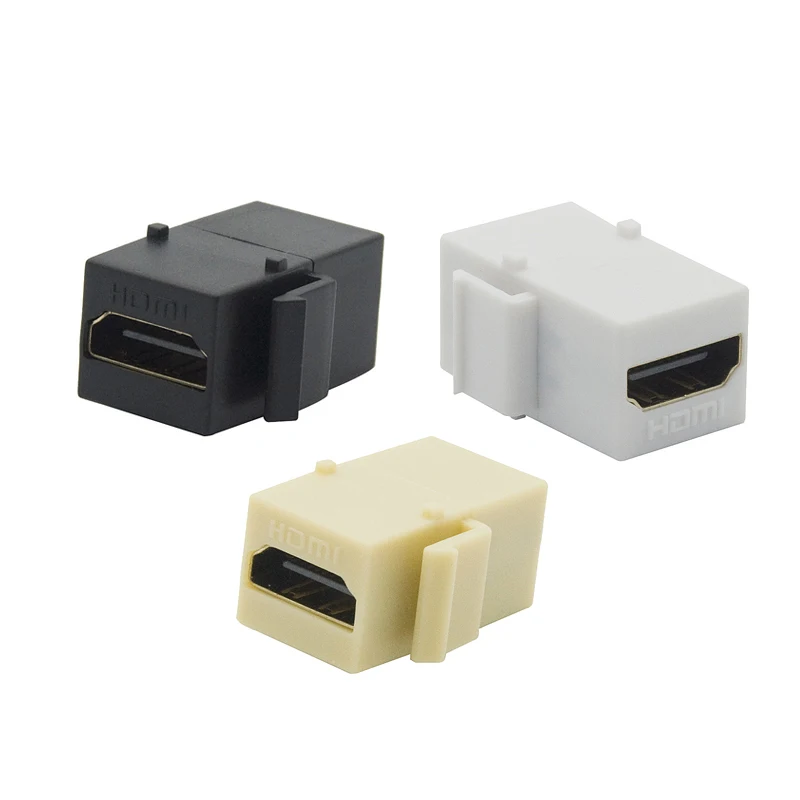 for hdmi cable keystone adapter female coupler socket insert connector suitable for wall plate or blank patch panel free global shipping