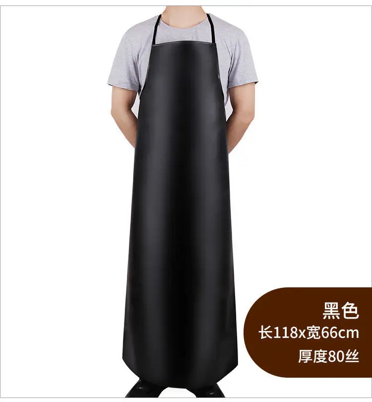 

Водонепроницаемый и маслостойкий кожаный фартук, нагрудник из искусственной кожи, кухонная Мужская и женская домашняя грязеотталкивающая рабочая одежда для убоя