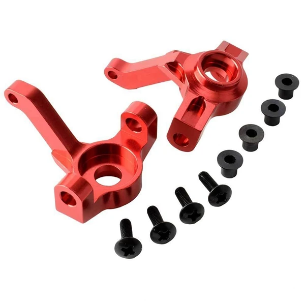 

2PCS For RGT 86100 Model Car Wheel Hub Carrier P860010 Aluminum Steering C Block For 1:10 RC Cars Upgrade Accessories