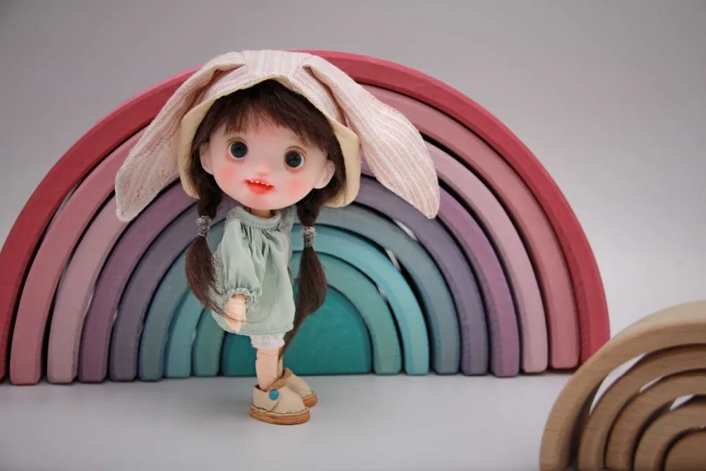 OB11 кукла ручной работы на заказ 1/8 BJD куклы OB голова и Обнаженная кукла Полимерная глина
