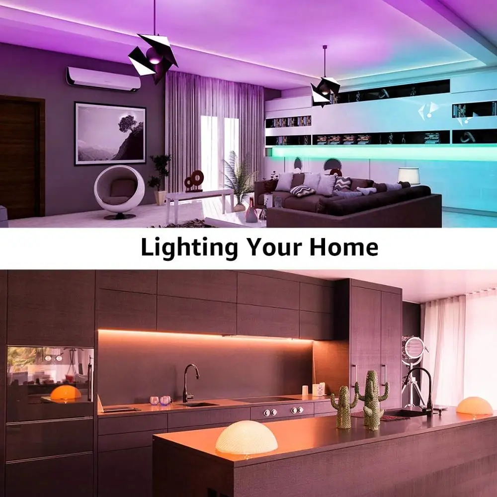 Беспроводная Bluetooth Светодиодная лента музыкальная RGB Диодная с дистанционным
