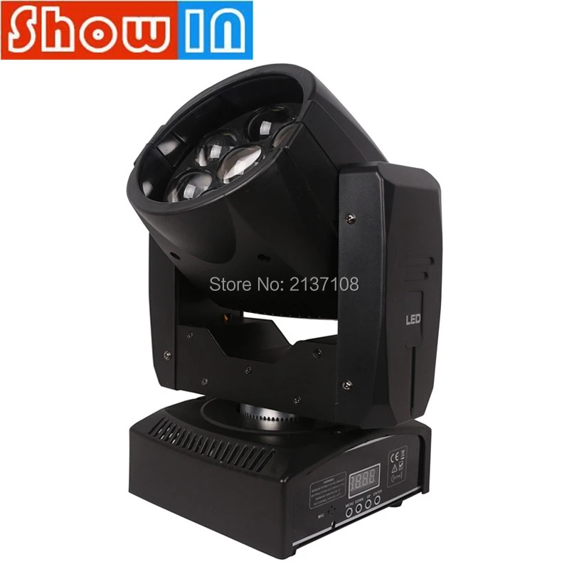 7*12 Вт RGBW светодиодный луч моющийся зум движущаяся головка 95 DMX DJ Disco вечерние