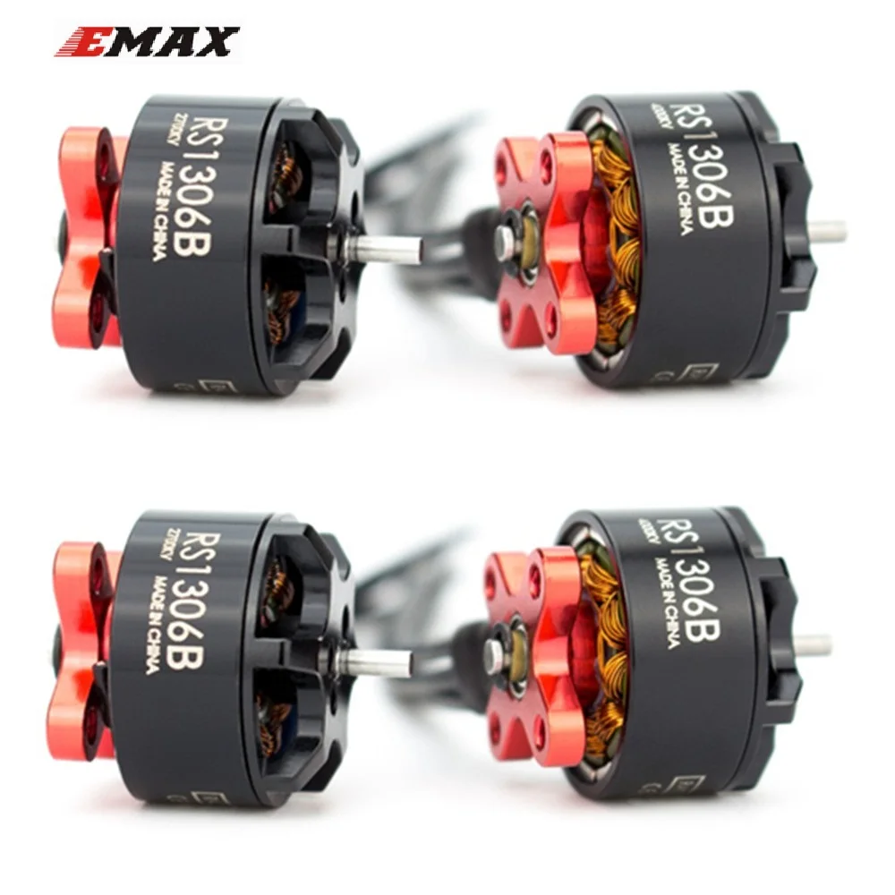 2019 New EMAX 1306 RS1306 Version 2 RS1306B 2700KV/4000KV Brushless Motor 3-4S for RC MultiRotor Fpv Racing Drone Spare Part | Игрушки и