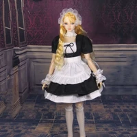 cc125 16 female maid french apron maid dress cosplay servant lolita hot babydoll dress uniform for 12 action figures body