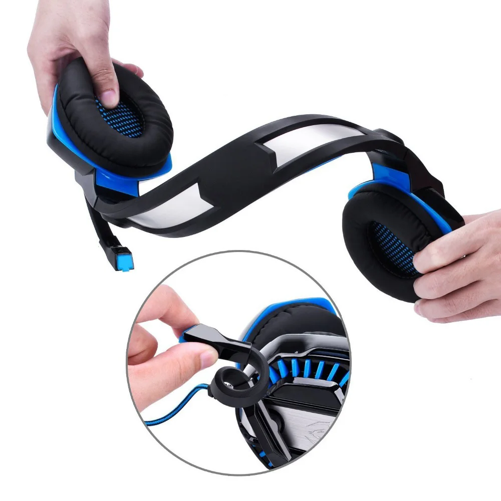 Профессиональная игровая гарнитура с глубокими басами стерео звуковые наушники