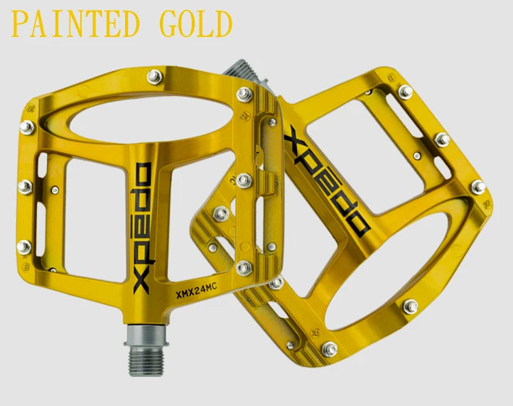 Wellgo XPEDO педаль горного велосипеда XMX24 MC Сверхлегкий Магний mtb дорожный велосипед педали - Цвет: Gold