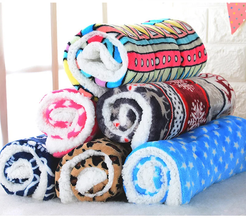 Pawstrip коралловый флисовый коврик для кровати собаки, подушка для щенка, теплые кровати для кошек, мягкое одеяло для домашних животных, плюшевое утолщенное зимнее собачье одеяло, кровати Cama Perro