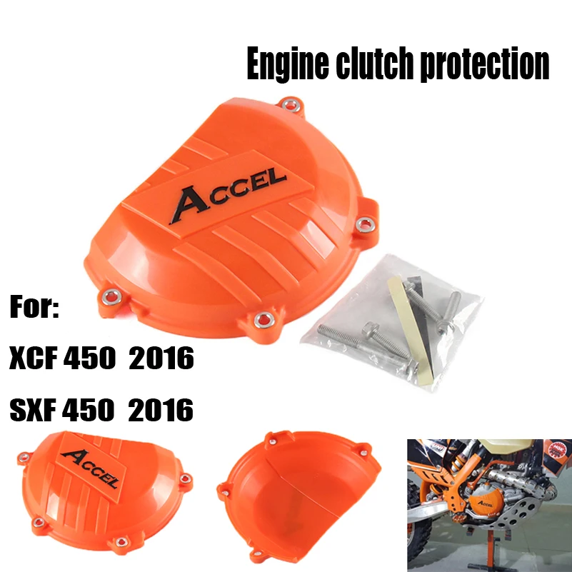 

Motorcycle Plastic Clutch Protector Cover Protection Cover For KTM XCF450 SXF450 2016 MX Motocross Endupro free shipping